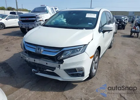 2018 Honda Odyssey Ex-L from USA, damaged, VIN 5FNRL6H7XJB032802